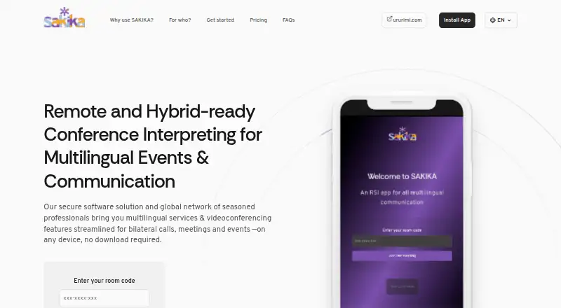 SAKIKA's website