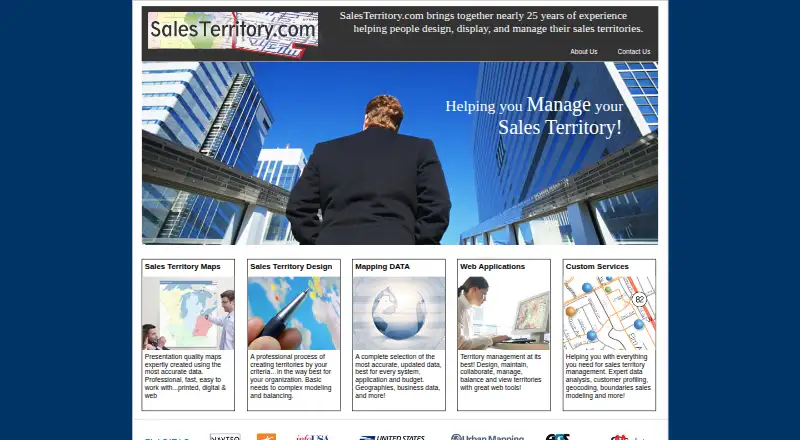 SalesTerritory.com's website