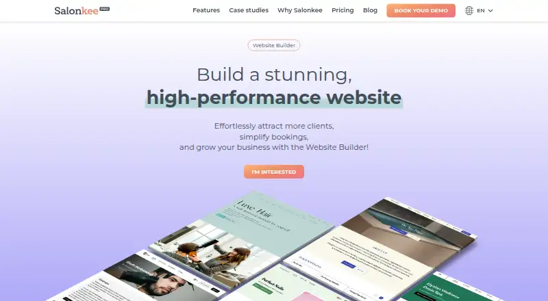 Salonkee's website
