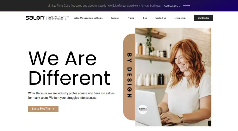 The SalonTarget homepage