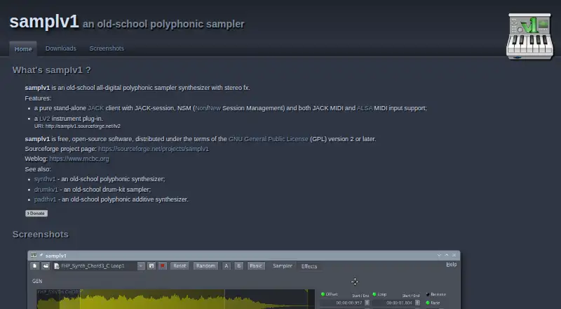 samplv1's website