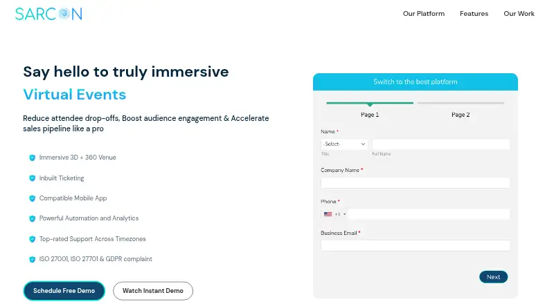 Sarcon's website