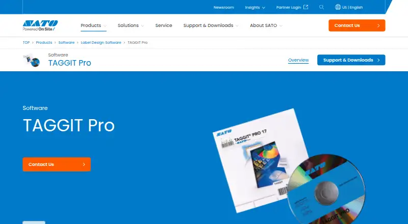 The TAGGIT Pro homepage