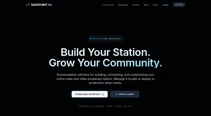 SavePoint Station Manager's website
