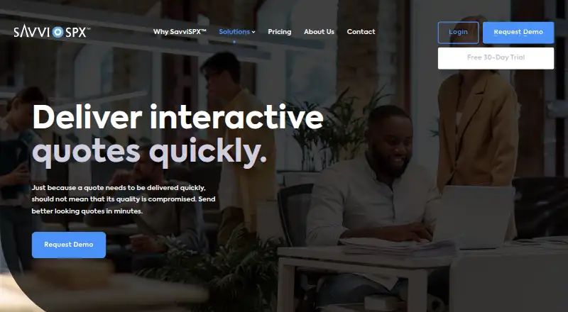 The SavviSPX homepage