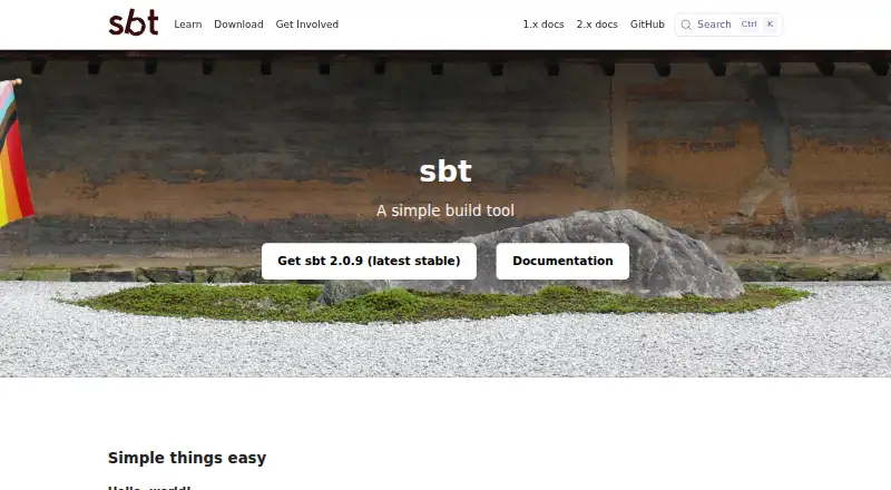 sbt's website