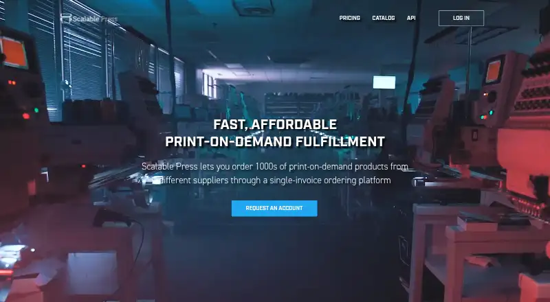 Scalable Press's website