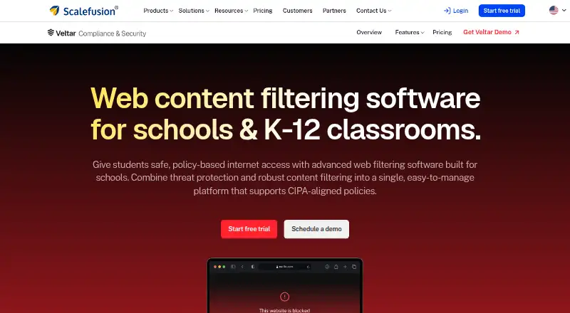 The Veltar homepage