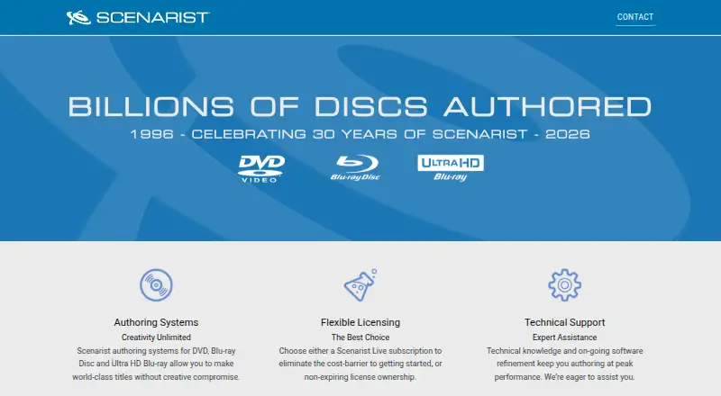 Scenarist SD's website