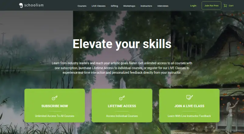 Schoolism's website