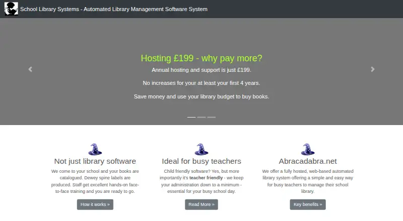 Abracadabra.net's website