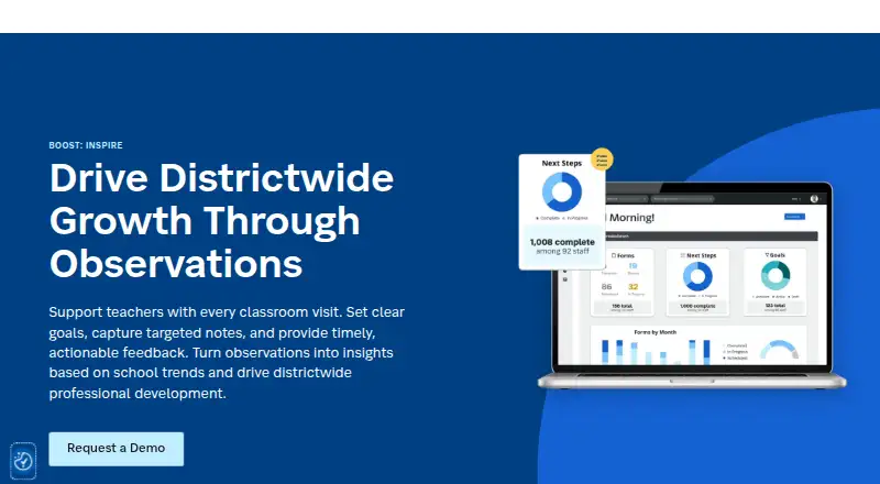 SchoolStatus Boost: Inspire's website