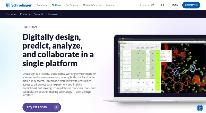LiveDesign's website