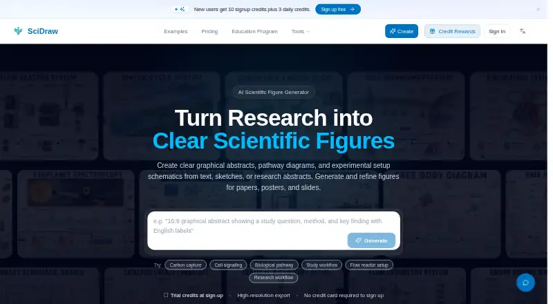 SciDraw's website