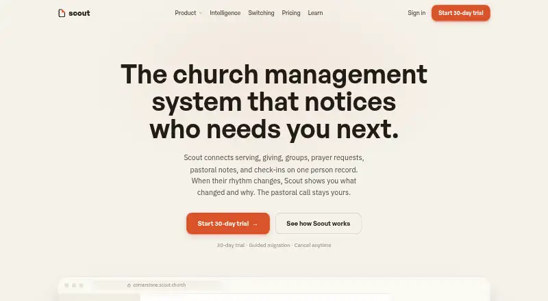 Scout's website