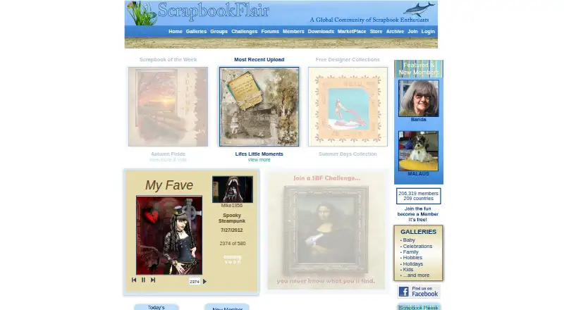 Scrapbook Flair's website