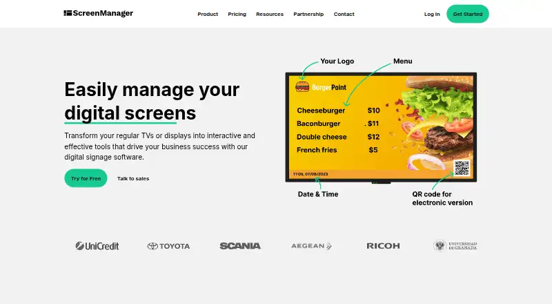 ScreenManager's website