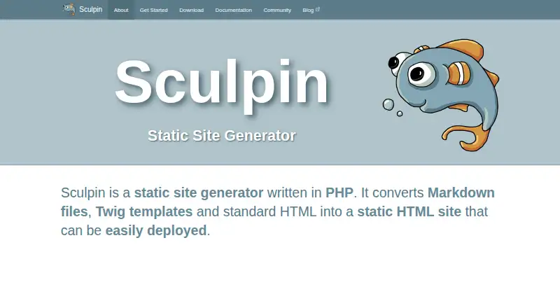 Sculpin's website