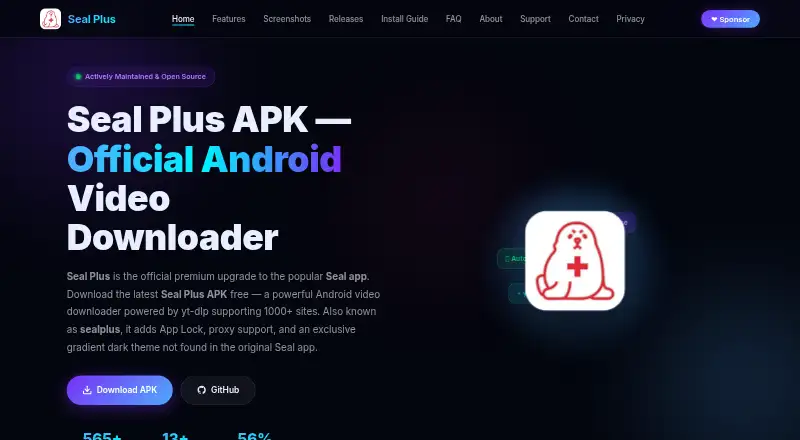 Seal Plus's website