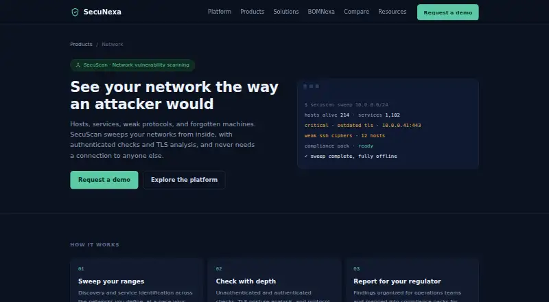 SecuScan's website