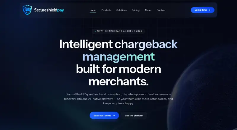SecureShieldPay's website