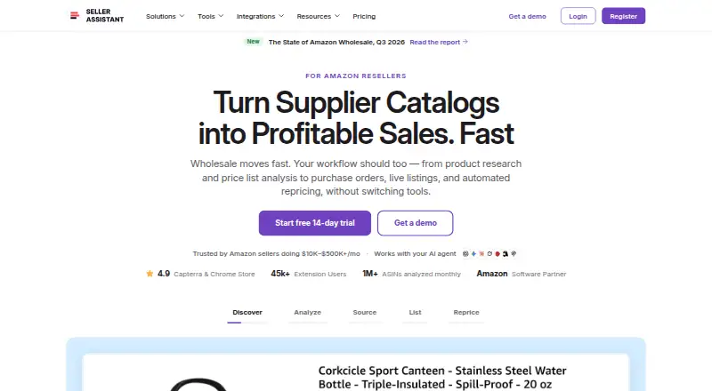 Seller Assistant's website