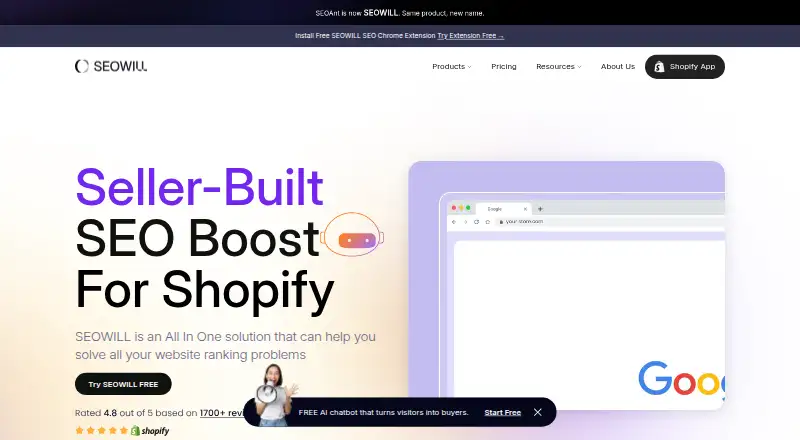 SEOWILL's website