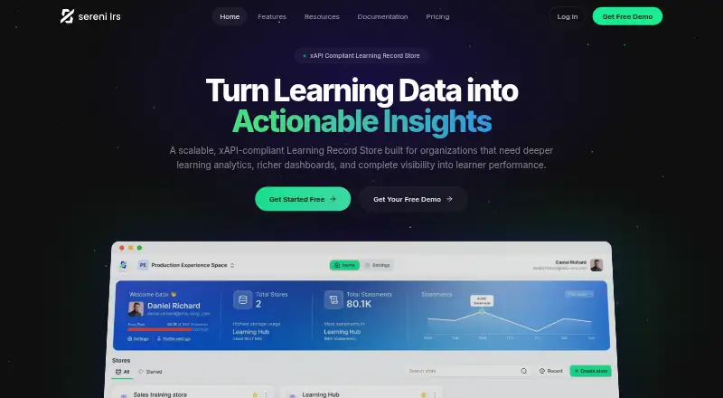 Sereni LRS's website