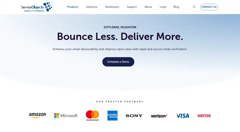DOTS Email Validation's website