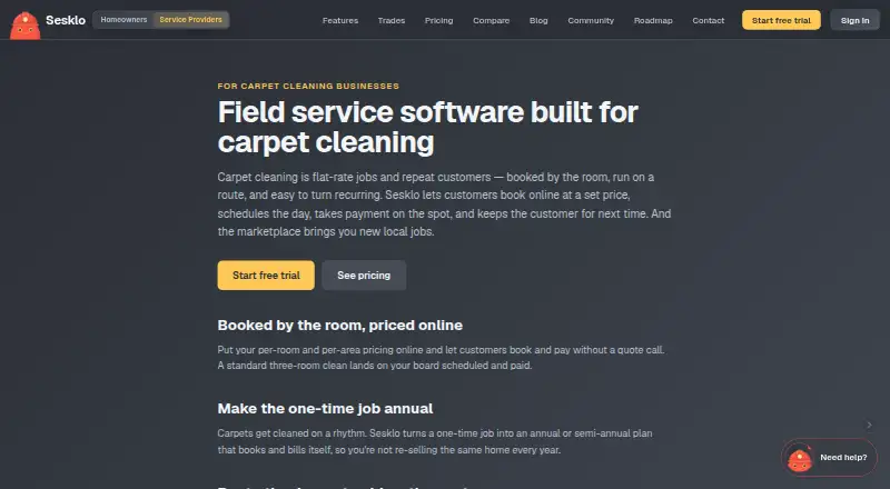 Sesklo's website