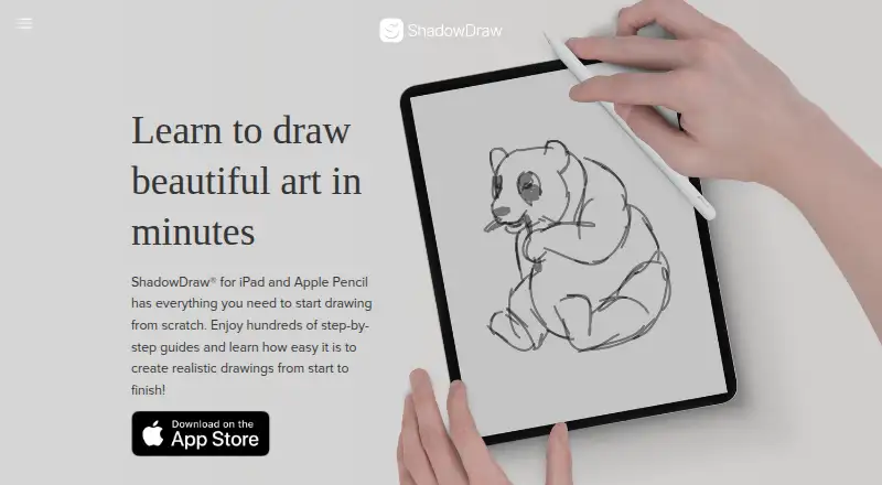 ShadowDraw's website