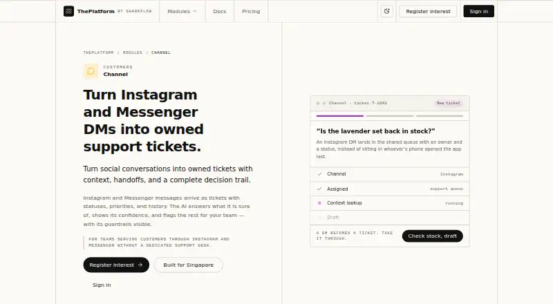ThePlatform Channel's website