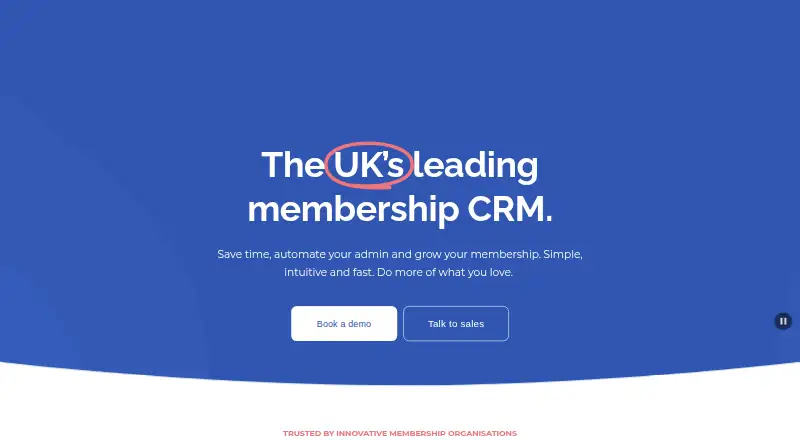 sheepCRM's website
