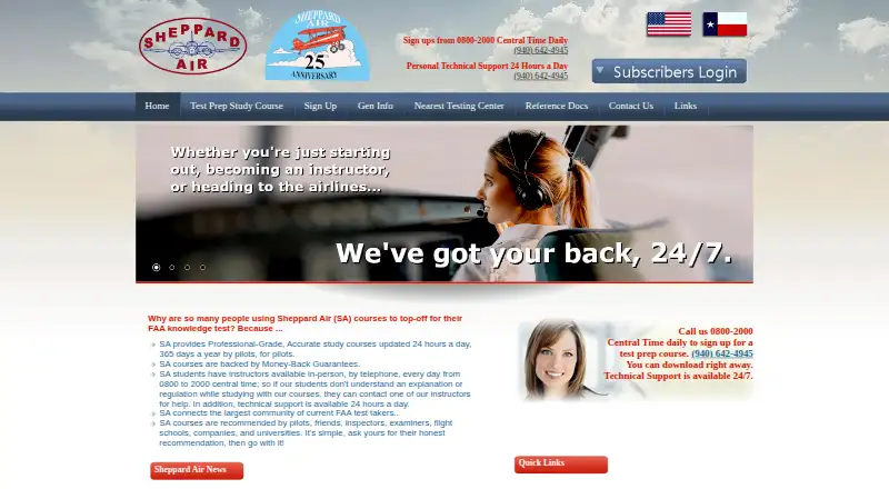 The Sheppard Air homepage