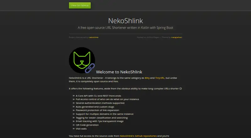 NekoShlink's website