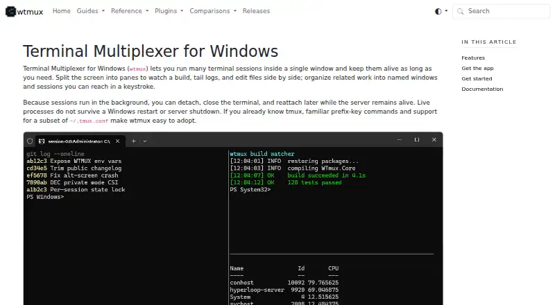 wtmux's website