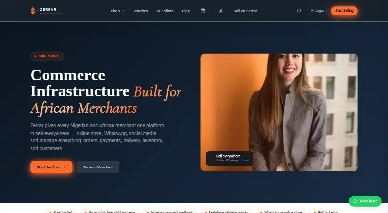 The Zerrar homepage