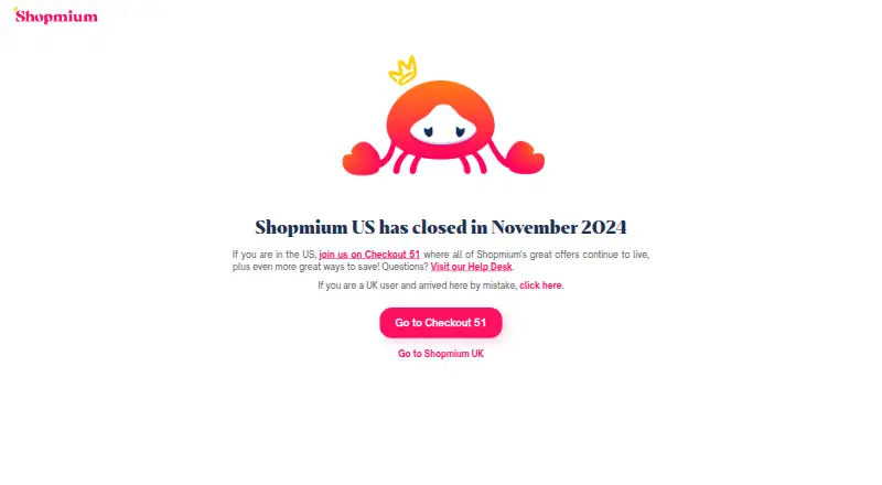 Shopmium's website