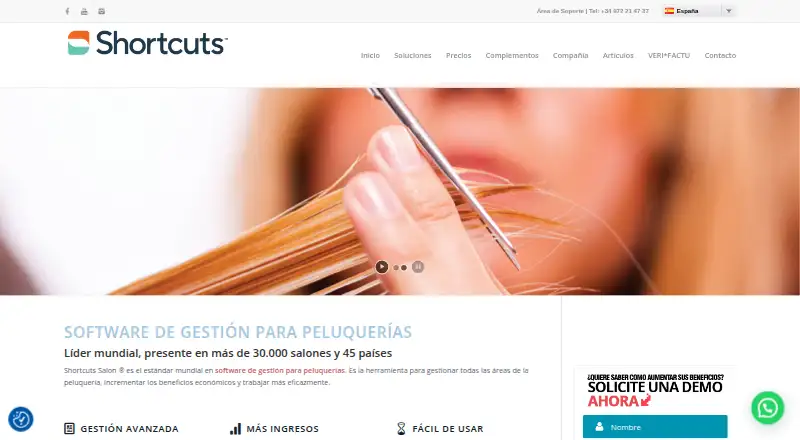 Shortcuts's website