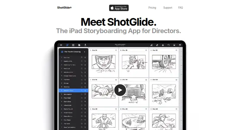 ShotGlide's website