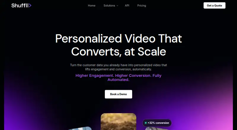 The Shuffll homepage