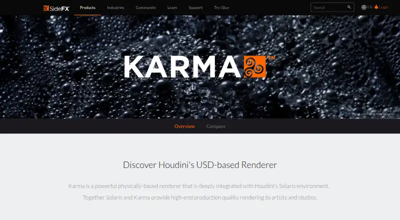 Karma's website