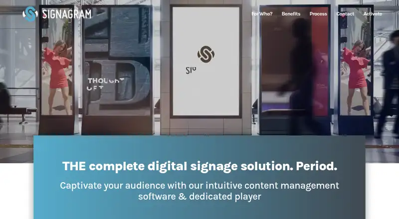 Signagram's website