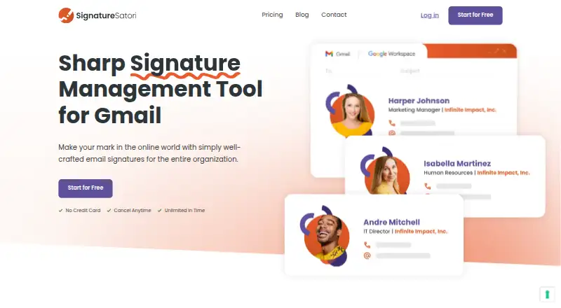 The SignatureSatori homepage