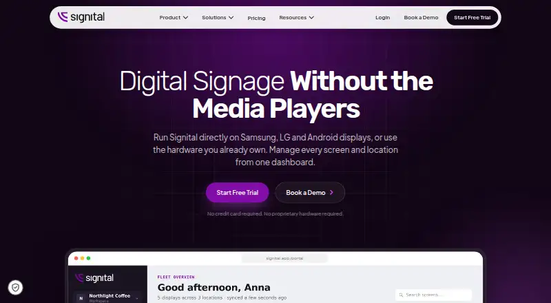Signital's website