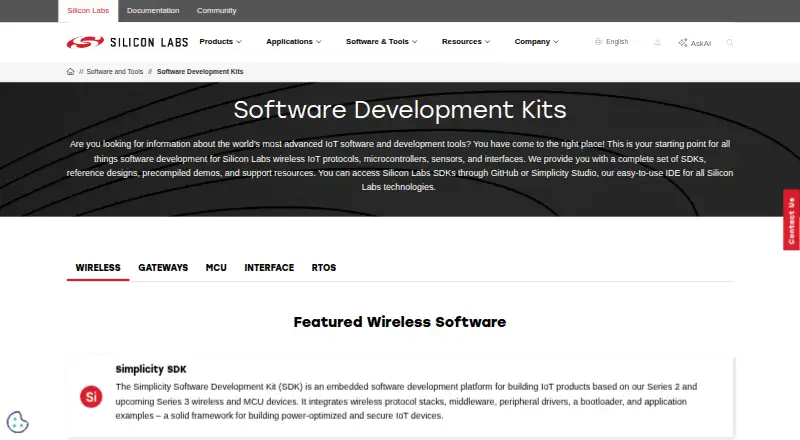 Simplicity SDK's website