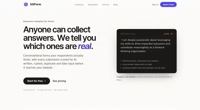 SiliForm's website