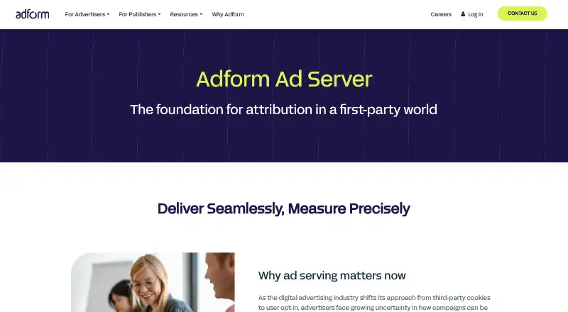 Adform Ad Server's website