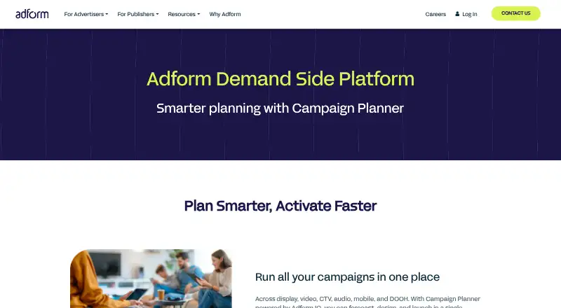 Adform DSP's website