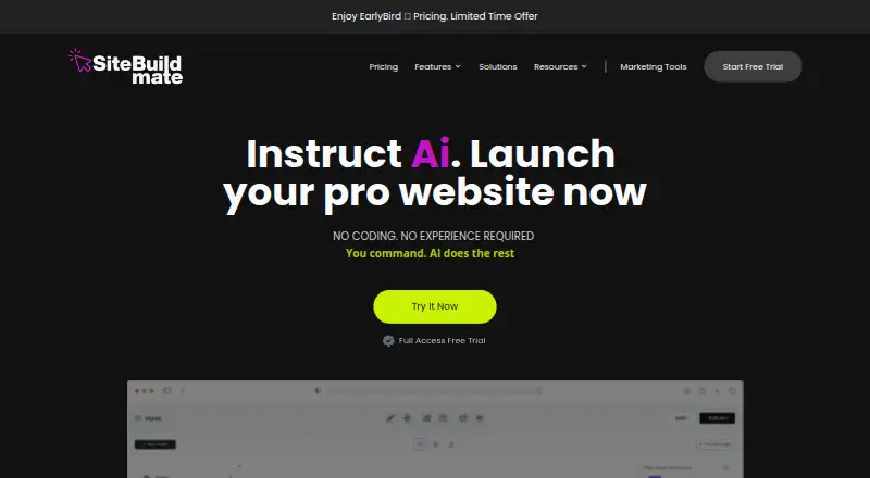 SiteBuildMate's website